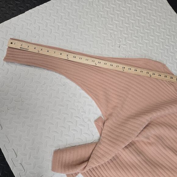 Vince Sweater Womens Small Tie Back Dolman Sleeve Cashmere Wool Peach Pink - Picture 11 of 12